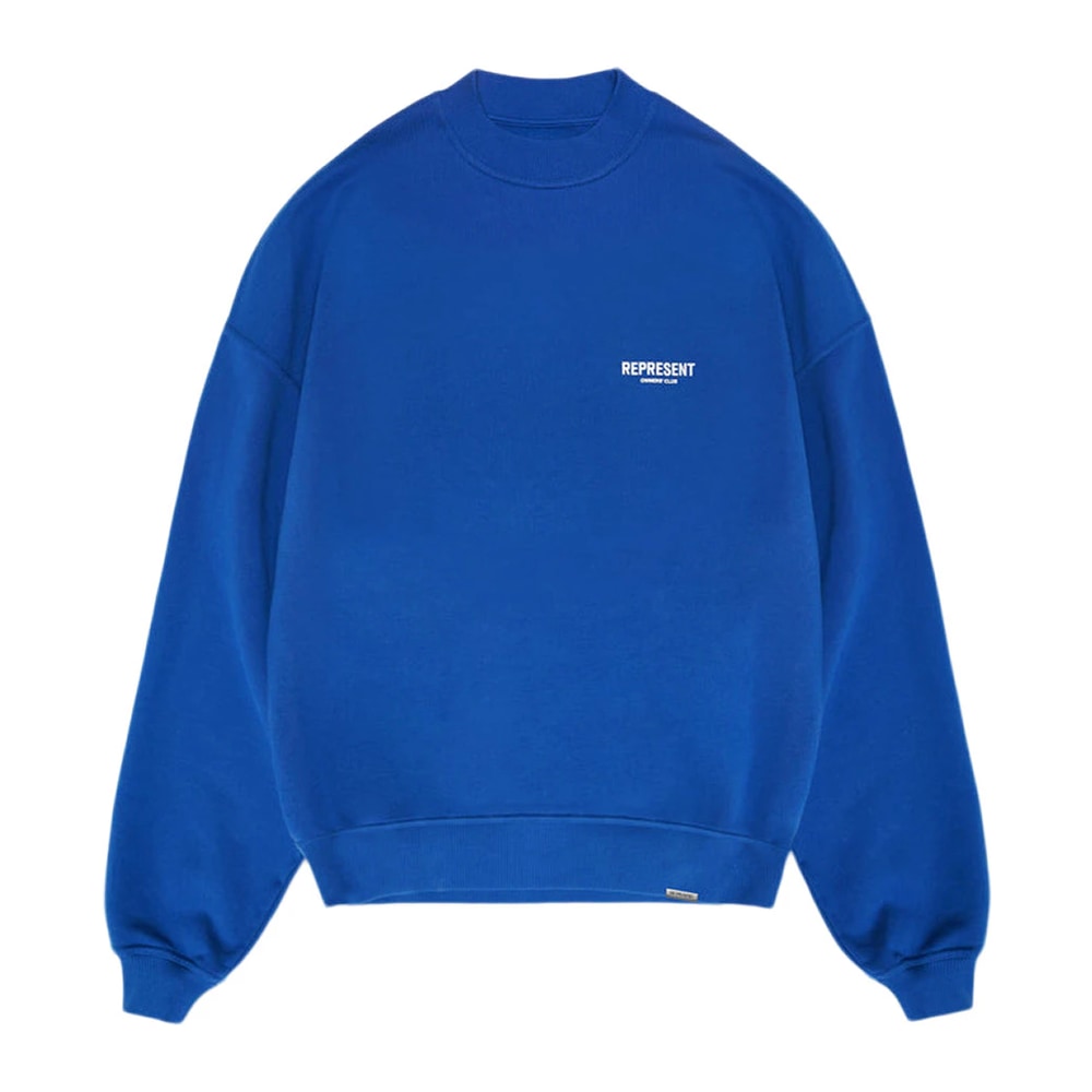 Represent Owner's Club Sweater Cobalt Blue/White – vaatteet