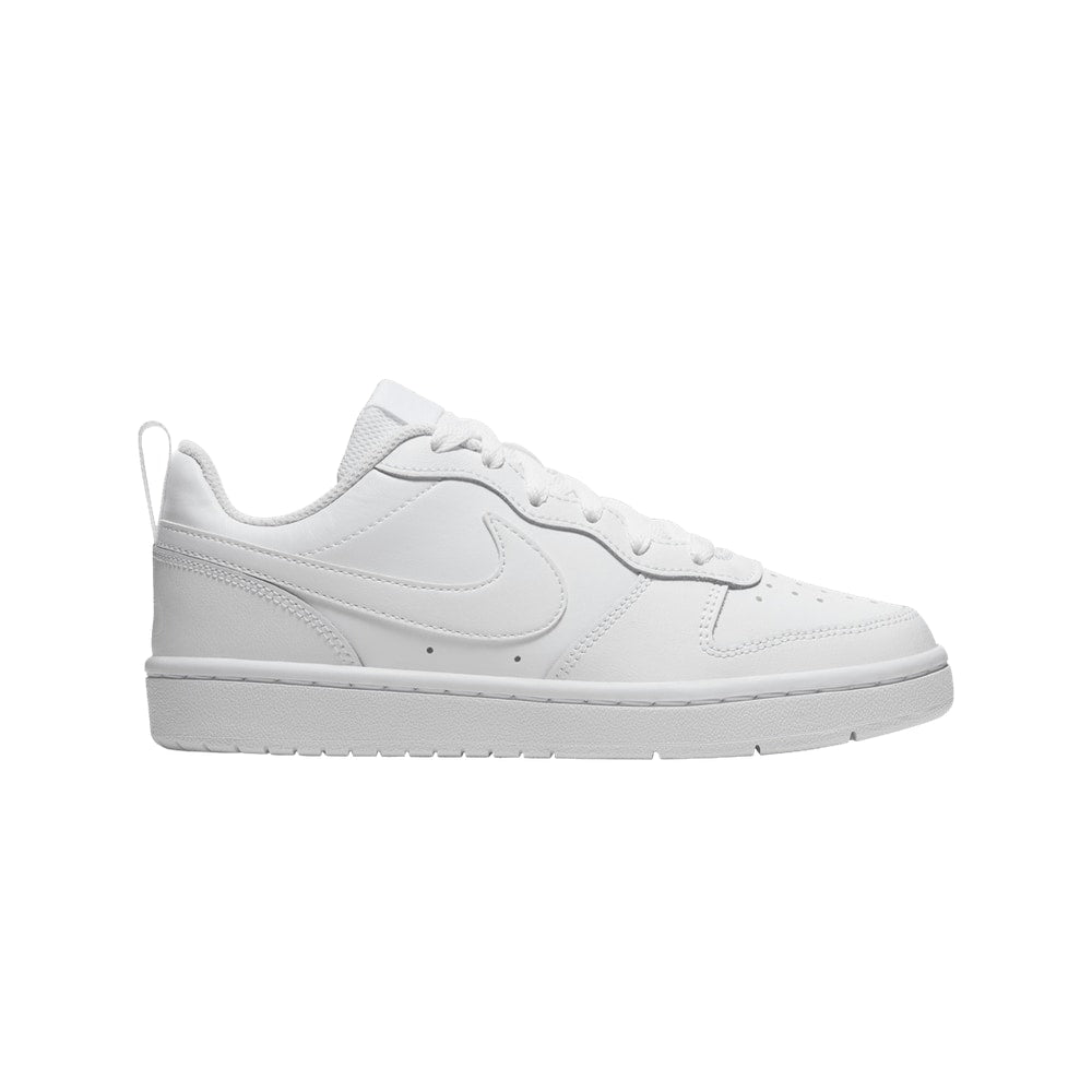 Nike Court Borough Low 2 GS Triple White – sneakers, hvid