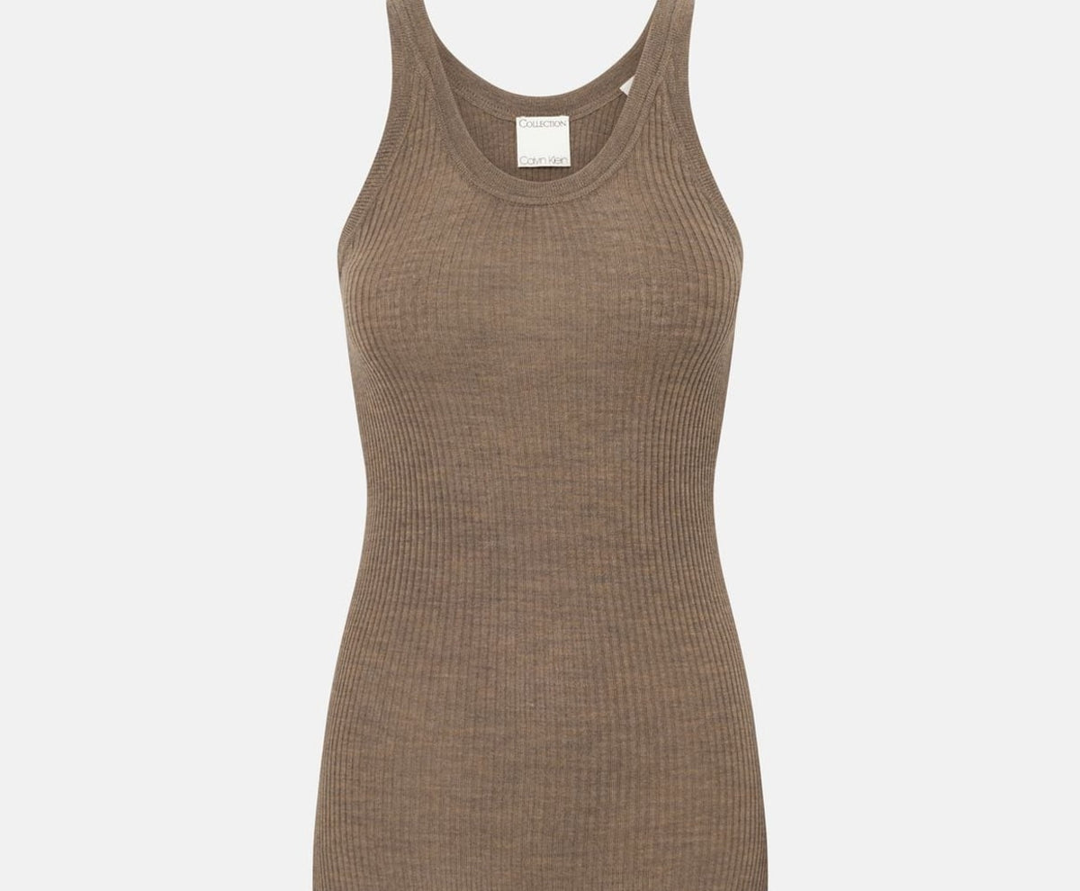 Calvin Klein Blouse Taupe – košile