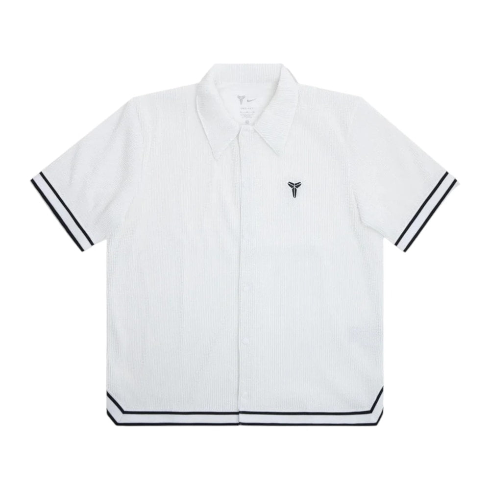 Nike What The Kobe Pleated S/S Top White – oblečení, bílá