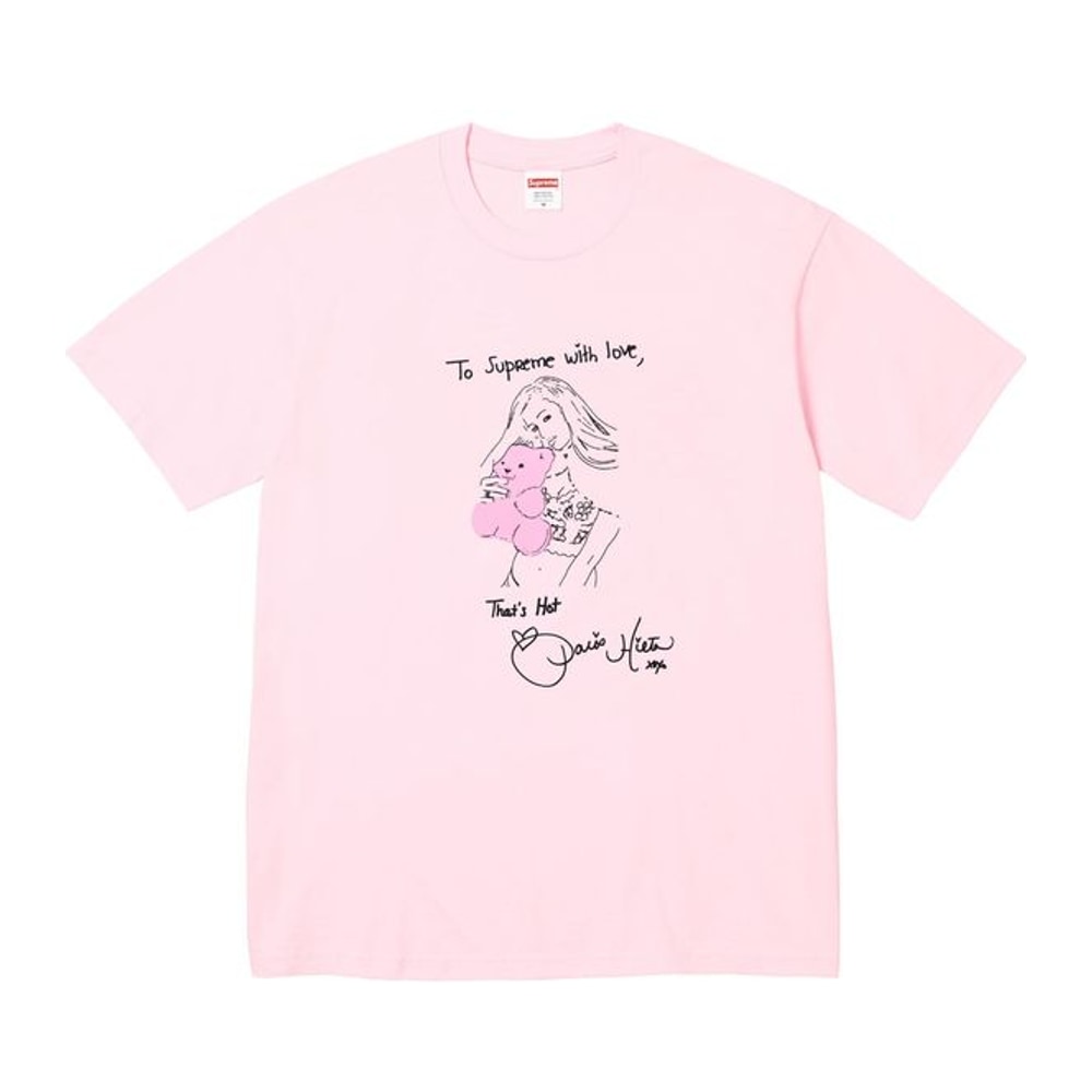 Supreme Paris Tee Light Pink – majica