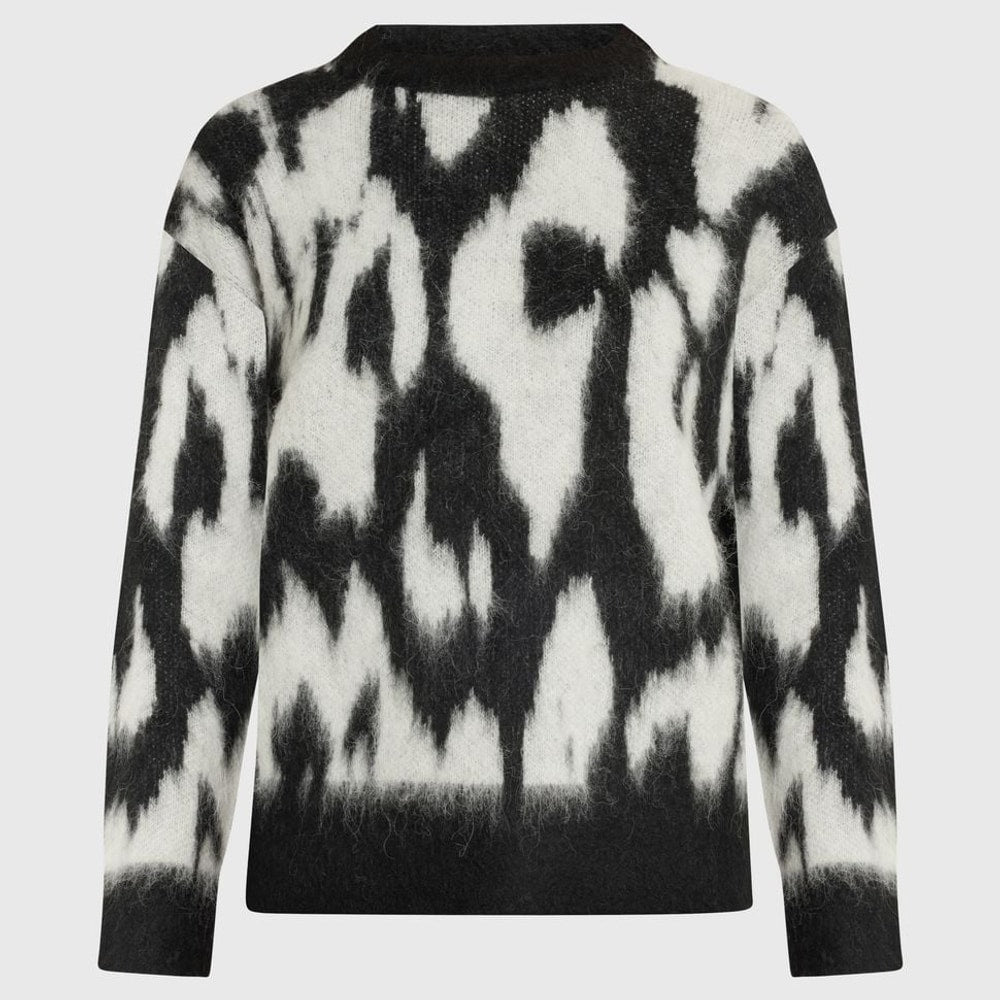 Calvin Klein Wool-blend pullover Black – kläder, svart