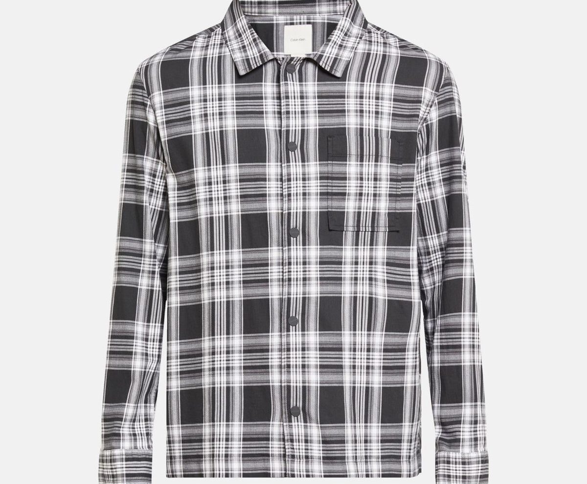 Calvin Klein Long-sleeved shirt Black – odjeća, crna