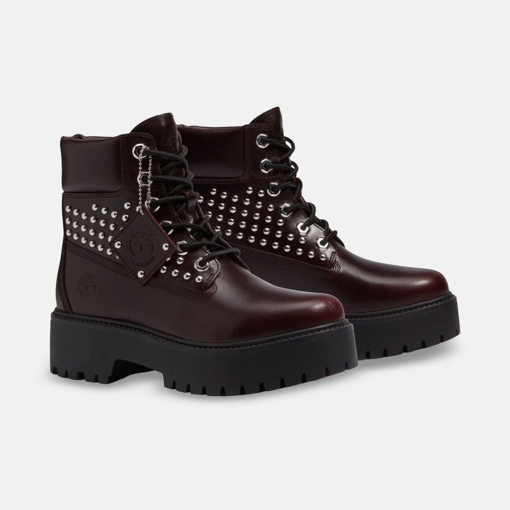 Timberland Lace-up boots Stone Street Burgundy – chaussures