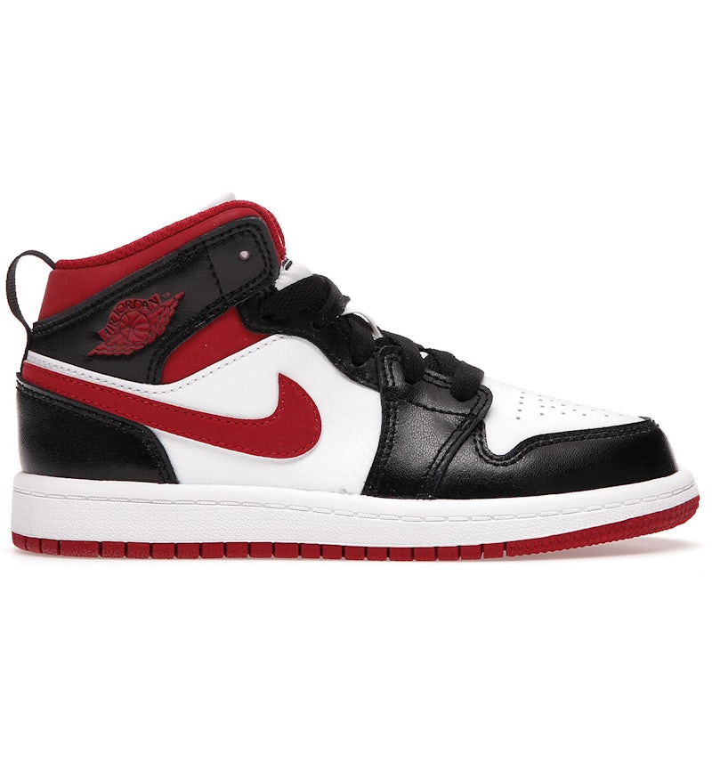 Air Jordan Jordan 1 Mid Gym Red Black White (PS) – sneakers