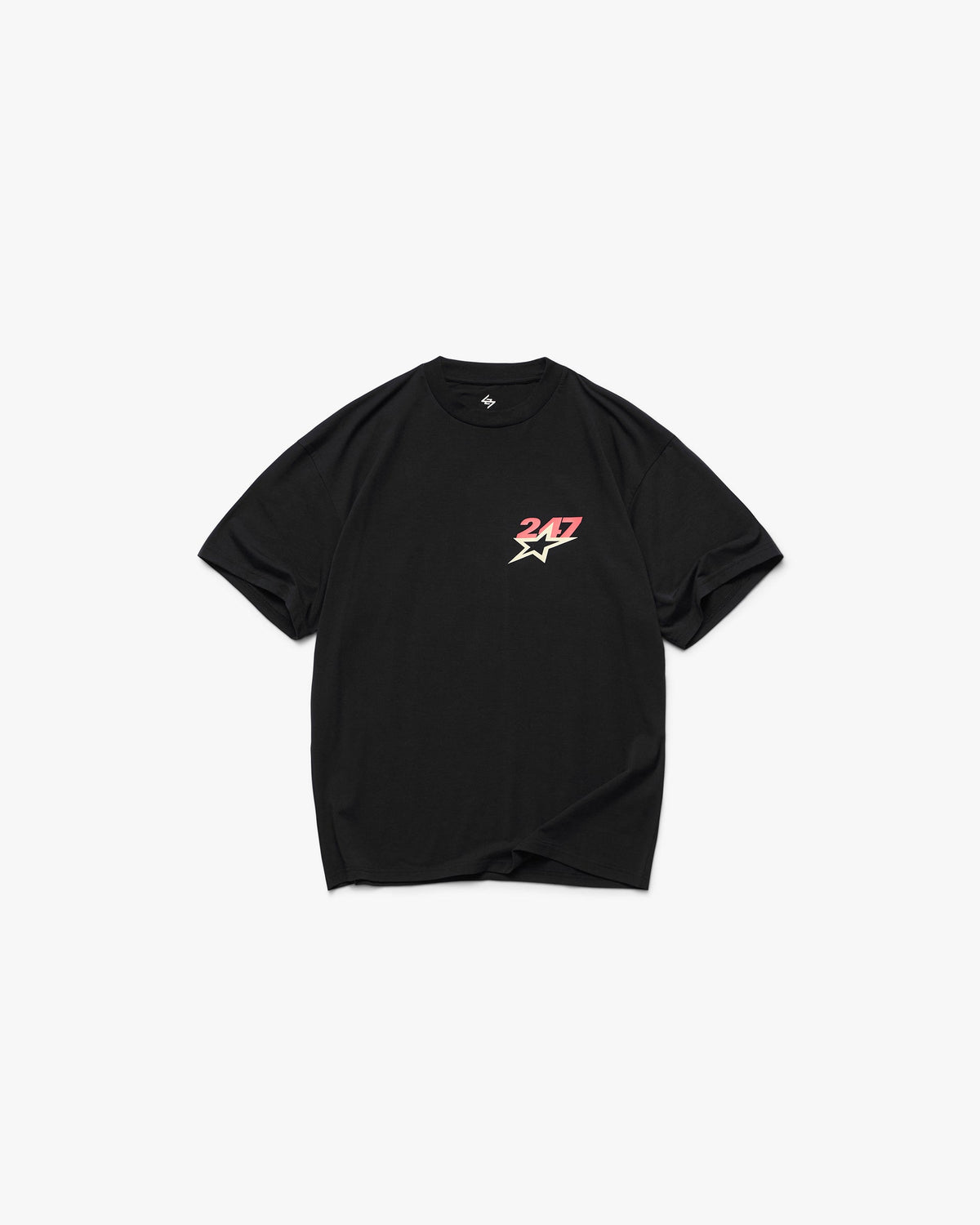Represent Team 247 Star Oversized T-Shirt Jet Black – T-Shirt
