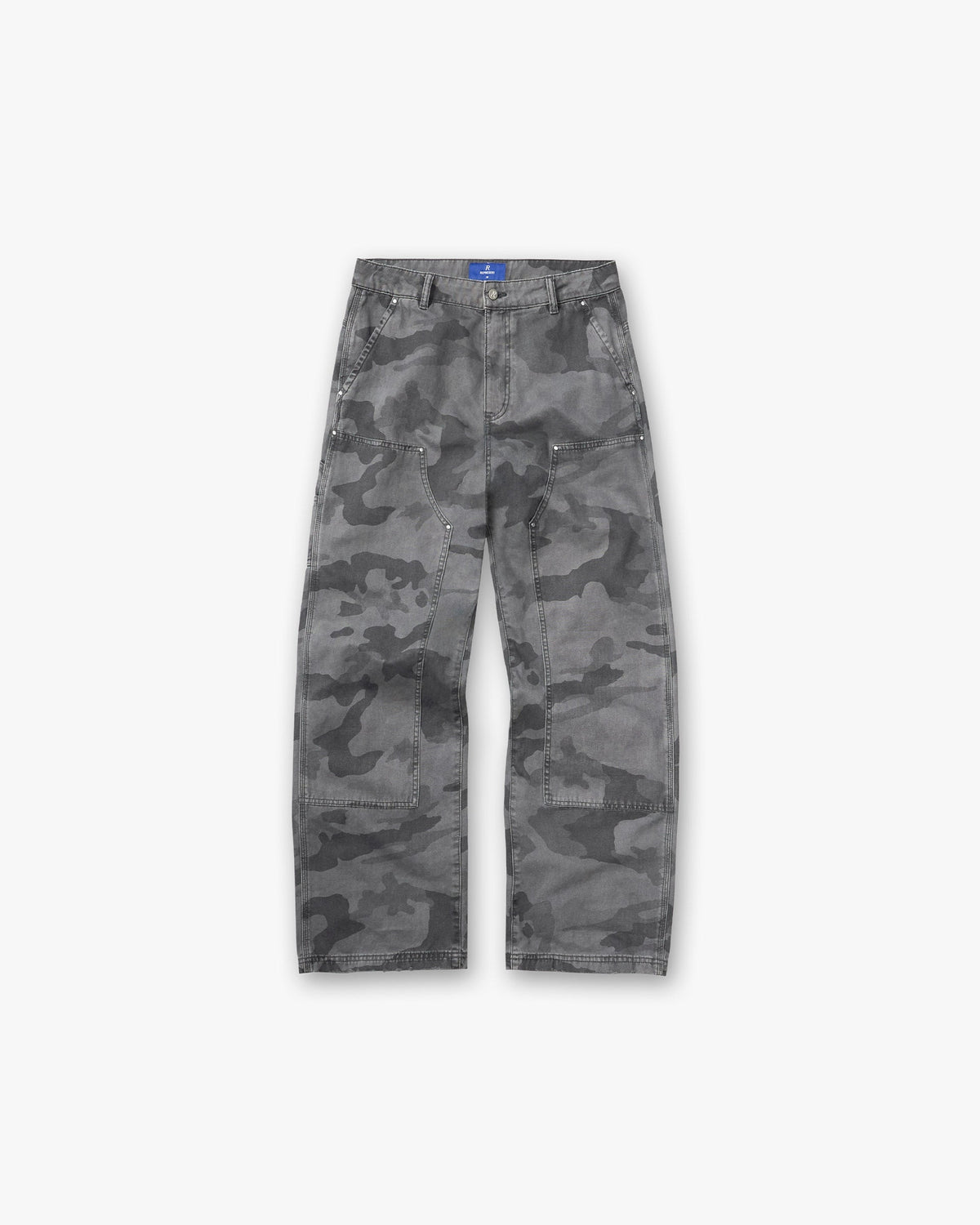 Represent Heaton Camo Workwear Pant Washed Grey Camo – pantaloni