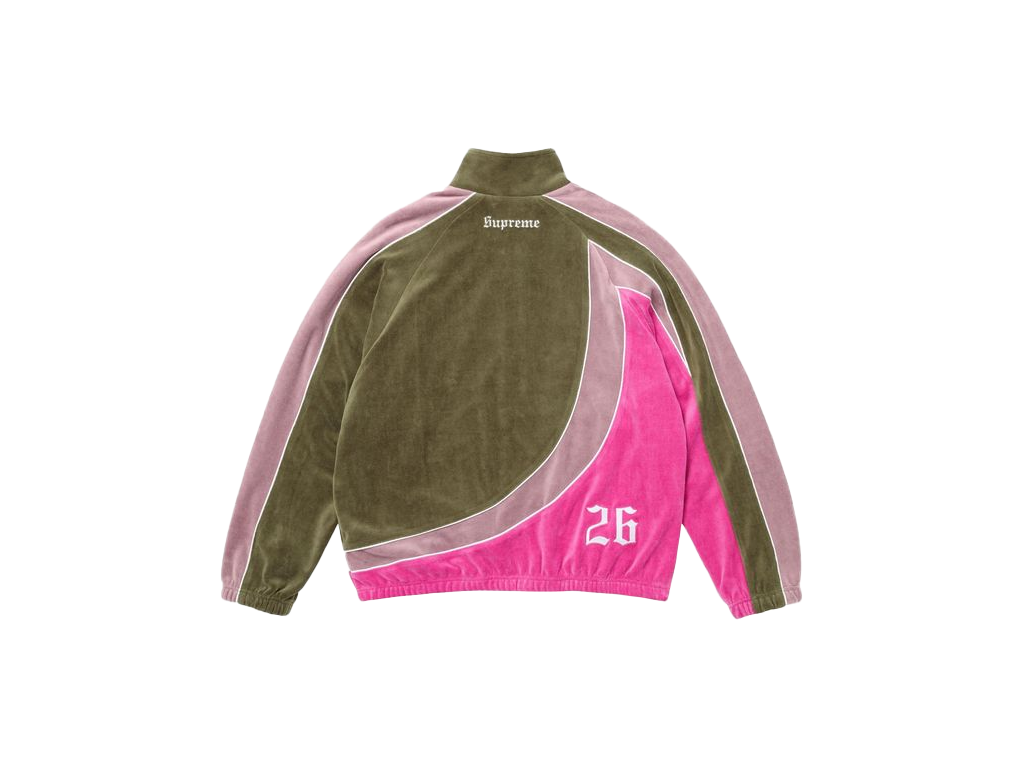 Supreme x Umbro Velour Track Jacket Olive