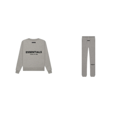 pikastore.cz - Fear of God Essentials S22 Crewneck Dark Oatmeal + S22 Sweatpants Dark Oatmeal SET