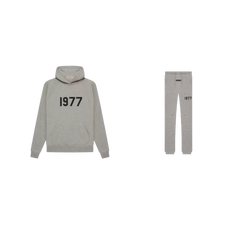 pikastore.cz - Fear of God Essentials S22 Hoodie 1977 Dark Oatmeal + S22 Sweatpants 1977 Dark Oatmeal SET