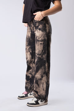 Custom Bleached Jeans Women's