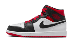 Nike Air Jordan 1 Mid Gym Red Black Toe