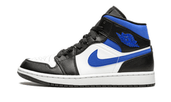 Nike Air Jordan 1 Mid White Black Racer Blue