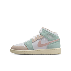 Nike Air Jordan 1 Mid SE Pink Oxford (GS)