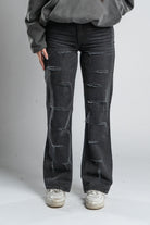Custom WMNS Basic Distressed Jeans-Kalhoty-Custompantsprg-pikastore.cz