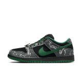Nike THERE Skateboards x Dunk Low SB Black Gorge Green
