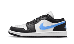 Nike Air Jordan 1 Low Black University Blue White (Women's)