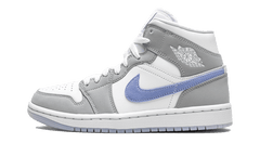 Nike Air Jordan 1 Mid Wolf Grey Aluminum (Women's)