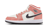 Nike Air Jordan 1 Mid SE Orange Suede (GS)