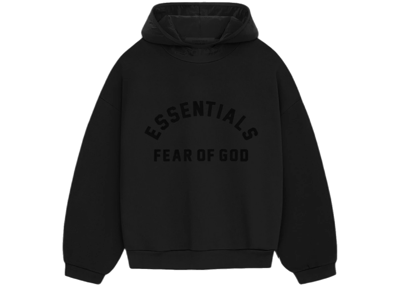 Fear of God Essentials S23 Hoodie Jet Black - PIKASTORE-Fear of God-pikastore.cz