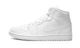 Nike Air Jordan 1 Mid Triple White (2022/2023)