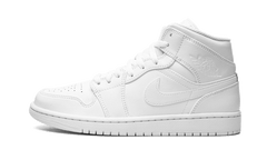 Nike Air Jordan 1 Mid Triple White (2022/2023)