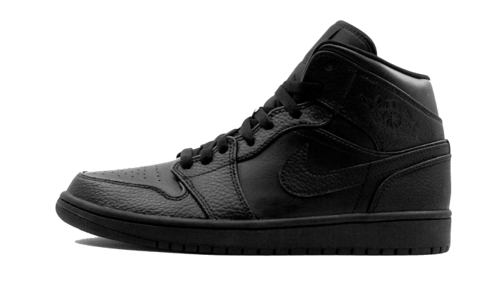 Nike Air Jordan 1 Low Tumbled Leather Black (GS)-sneakers-Air Jordan-pikastore.cz