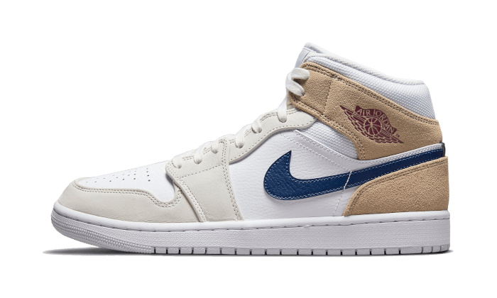 Nike Air Jordan 1 Mid Tan Suede-sneakers-Air Jordan-pikastore.cz