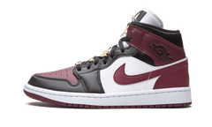Nike Air Jordan 1 Mid SE Black Dark Beetroot (Women's)