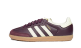 Adidas Samba OG Maroon Gold Metallic (Women's)