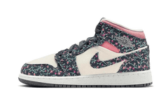 Nike Air Jordan 1 Mid SE GS Floral
