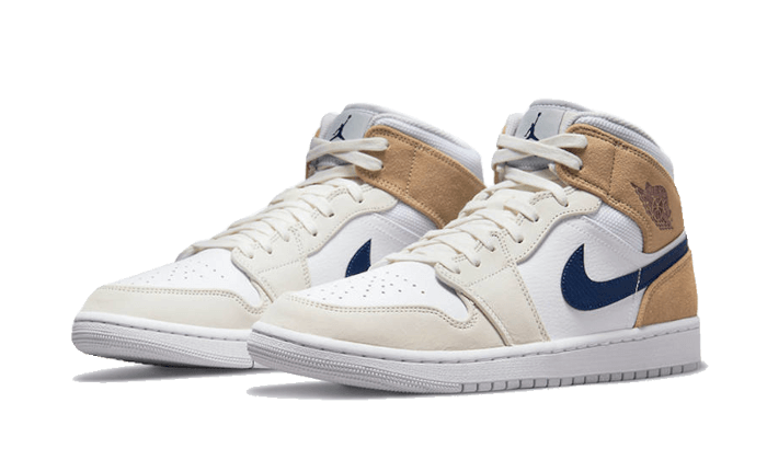 Nike Air Jordan 1 Mid Tan Suede-sneakers-Air Jordan-pikastore.cz