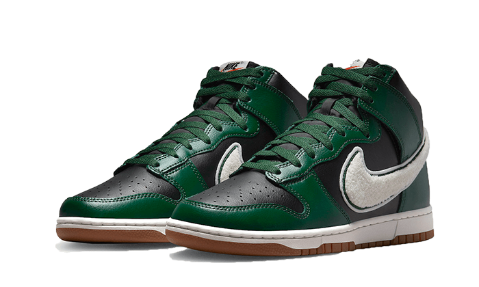 Nike Dunk High Chenille Swoosh - Gorge Green-Nike-pikastore.cz