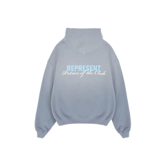 Represent Patron Of The Club Hoodie Washed Grey