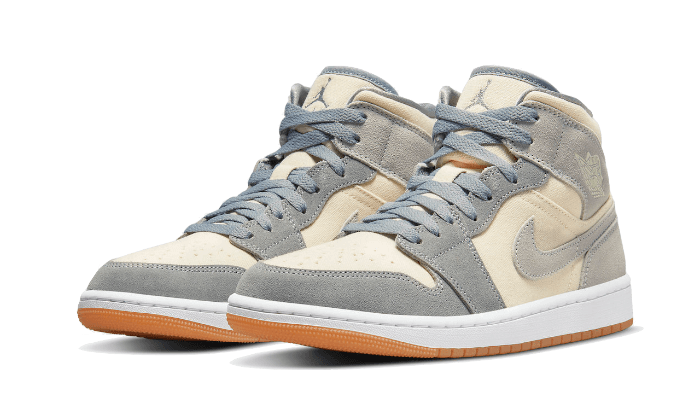 Nike Air Jordan 1 Mid SE GS Coconut Milk Particle Grey-Air Jordan-pikastore.cz