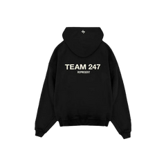 Represent Team 247 Oversized Hoodie Black
