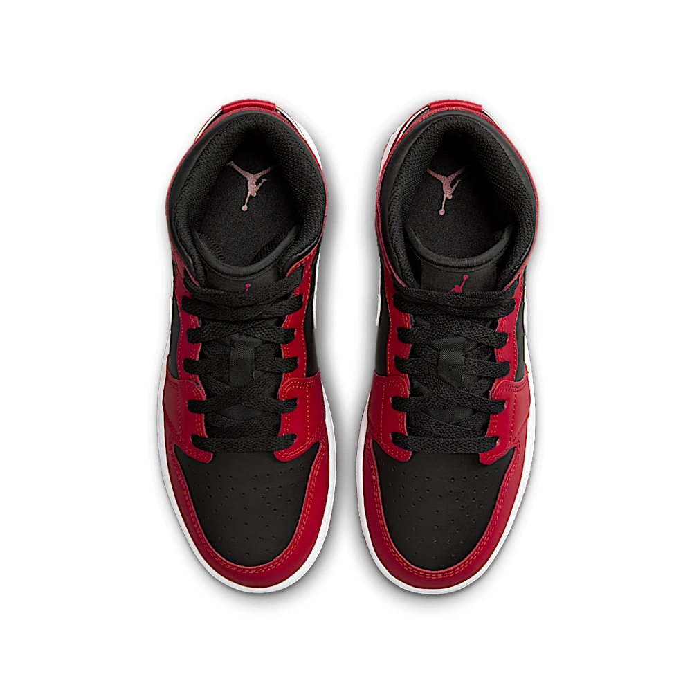 Nike Air Jordan 1 Mid Gym Red Black White-Air Jordan-pikastore.cz