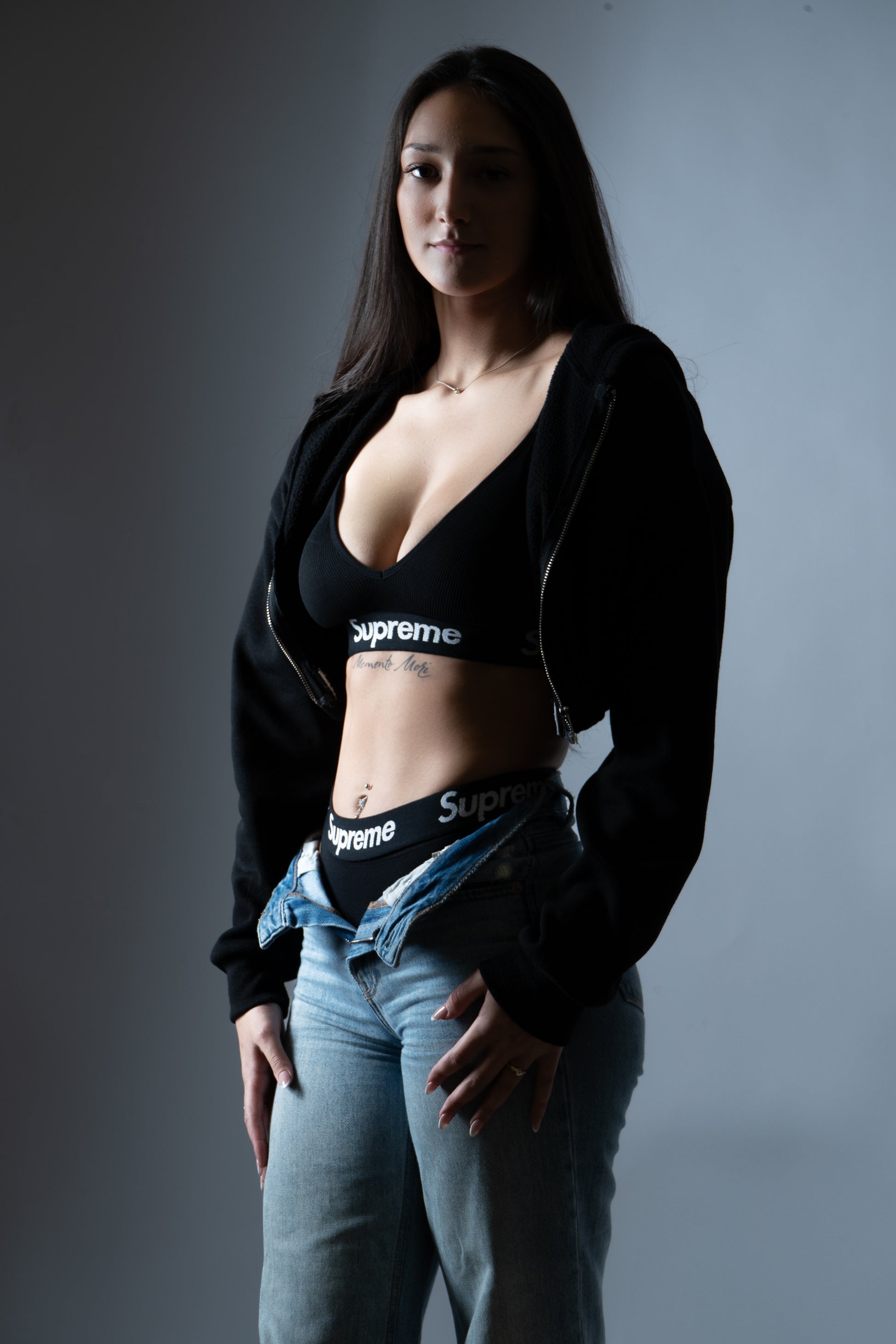 Supreme WMNS Custom Underwear Set Black-Clothing-Custompantsprg-pikastore.cz