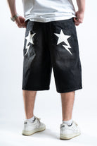 Custom Star Shorts Black v1-Kalhoty-Custompantsprg-pikastore.cz