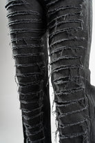 Custom WMNS Distressed Black Jeans-Kalhoty-Custompantsprg-pikastore.cz