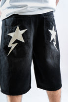 Custom Star Shorts Black v1-Kalhoty-Custompantsprg-pikastore.cz