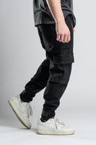 Custom Cargo Pants Black Jeans-Kalhoty-Custompantsprg-pikastore.cz
