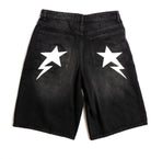 Custom Star Shorts Black v1-Kalhoty-Custompantsprg-pikastore.cz