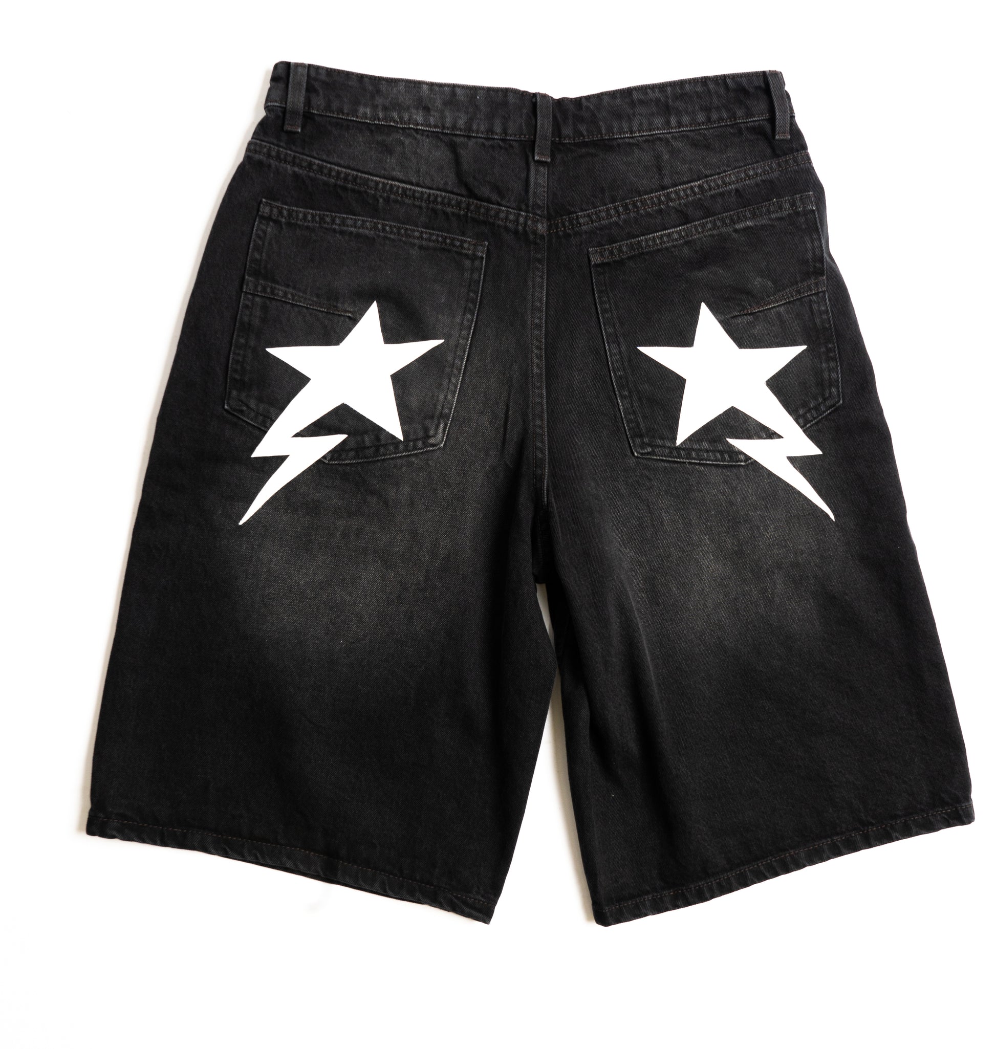 Custom Star Shorts Black v1-Kalhoty-Custompantsprg-pikastore.cz