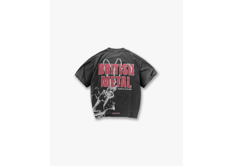 Represent X Iron Maiden British Metal T-Shirt Stained Brown-Represent-pikastore.cz