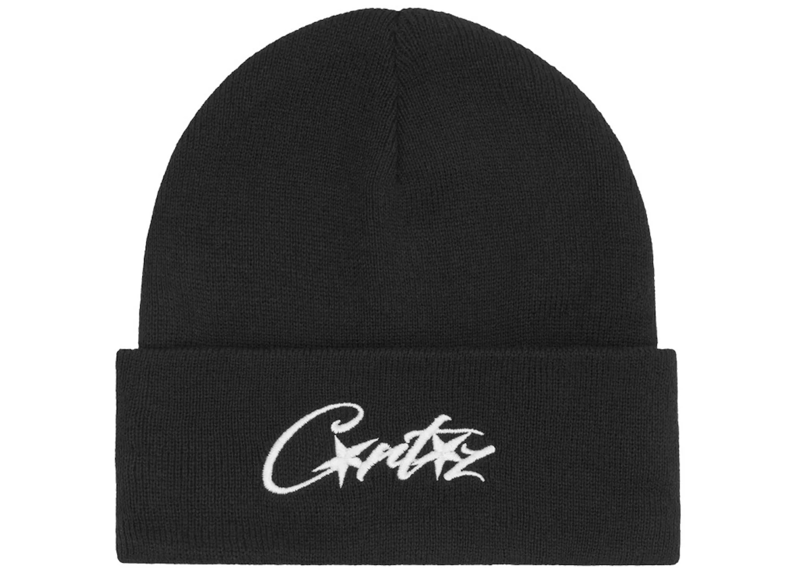 Corteiz Allstarz Folded Beanie Black-Corteiz-pikastore.cz