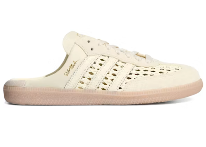 adidas Samba Mule Woven Basketweave Cream White (Womens)-Adidas-pikastore.cz