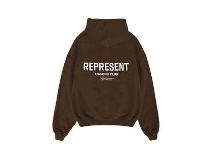 Represent Owners Club Hoodie Brown