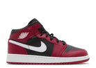 Nike Air Jordan 1 Mid GS Gym Red Black White-Air Jordan-pikastore.cz