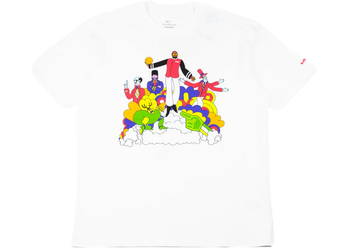 Nike LeBron James Heat Wave T-shirt White – tričko